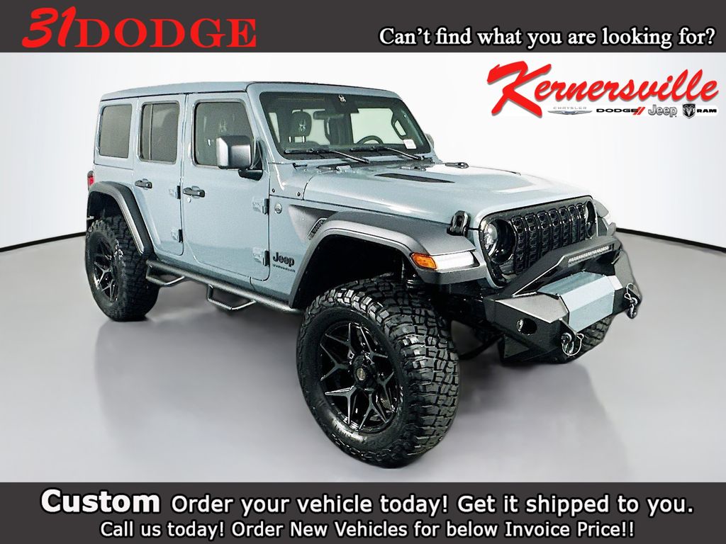 New 2025 Jeep Wrangler Unlimited Willys Custom SUV