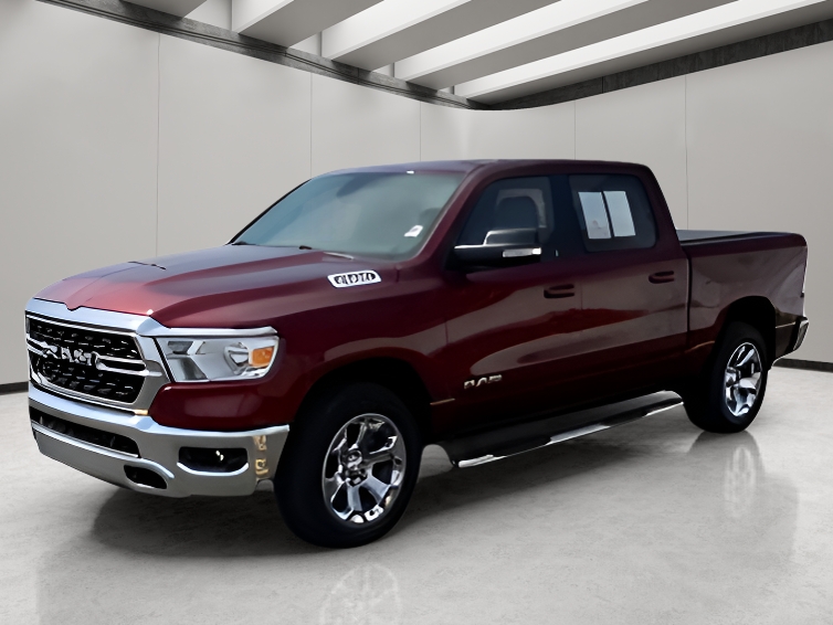 Used 2022 Ram 1500 Big Horn Crew Cab 4x4 57 Box Truck