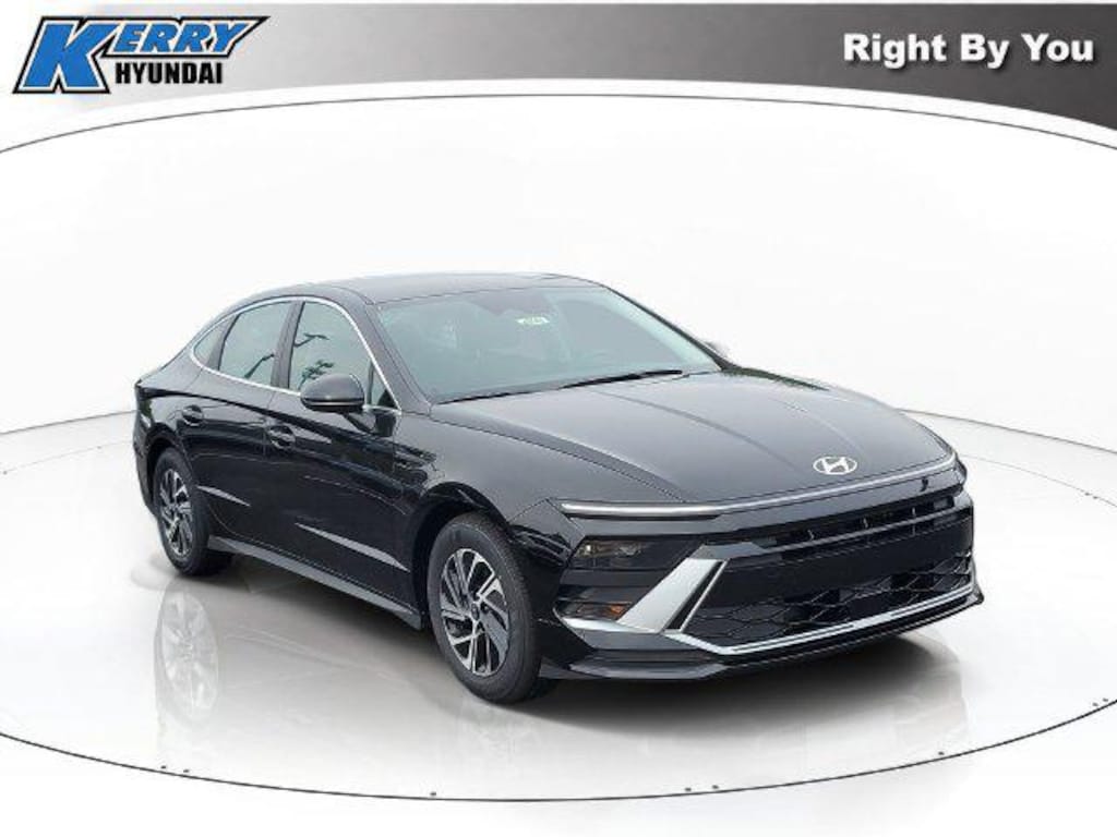 New 2026 Hyundai Sonata Hybrid Blue Sedan