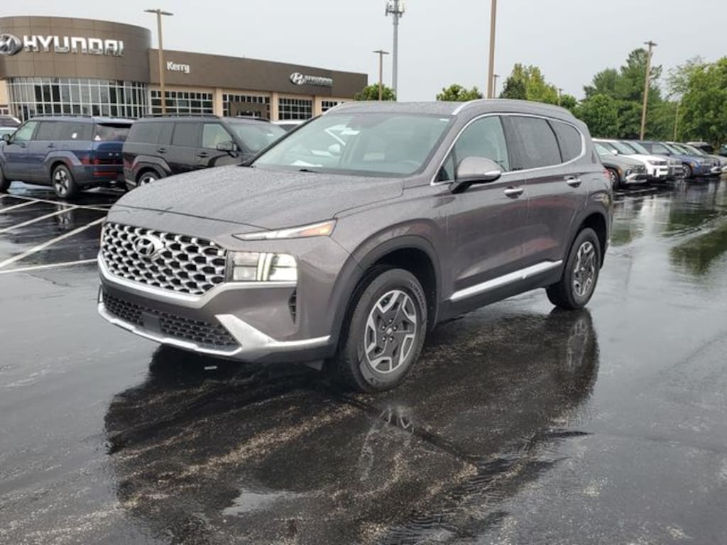 Certified 2022 Hyundai Santa Fe Hybrid Blue SUV