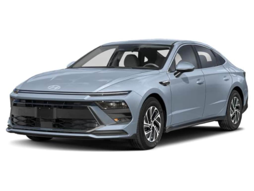 New 2027 Hyundai Sonata Hybrid Blue Sedan