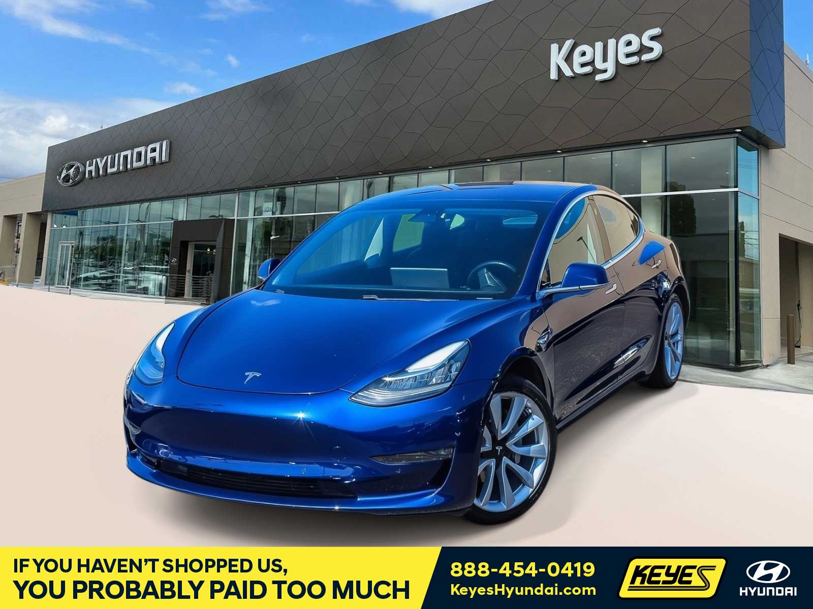 2018 Tesla Model 3 at Keyes Hyundai in Van Nuys, CA