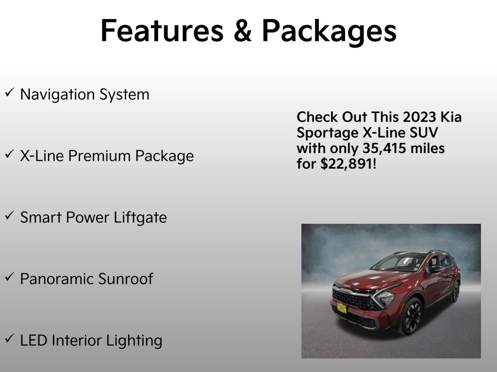 Certified 2023 Kia Sportage X-Line SUV