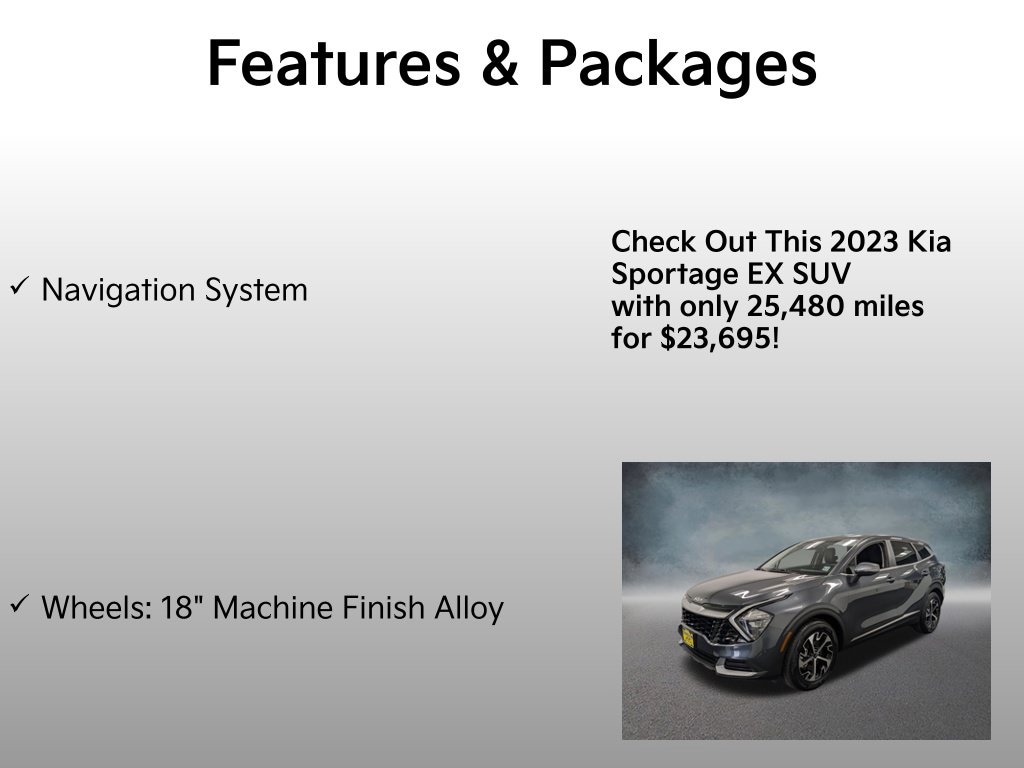 Certified 2023 Kia Sportage EX SUV