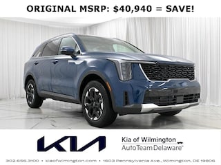 New 2026 Kia Sorento S AWD With Pano Package SUV KN26211 for Sale in Wilmington, DE, at Kia of Wilmington