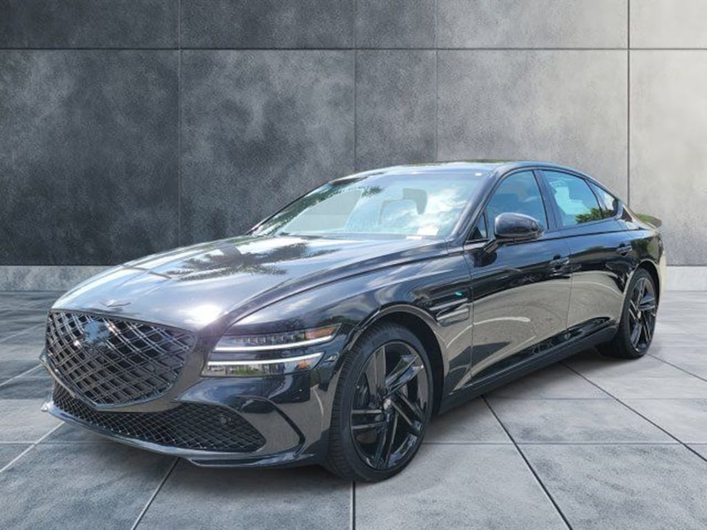 New 2027 Genesis G80 3.5T Prestige Black Sedan