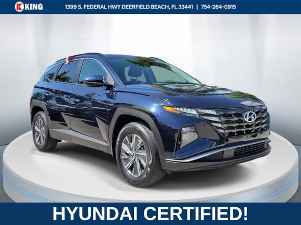 Certified 2024 Hyundai Tucson Hybrid Blue SUV