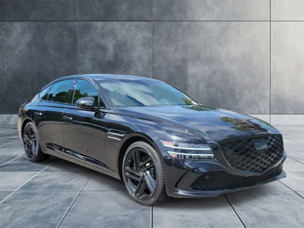 New 2027 Genesis G80 3.5T Prestige Black Sedan