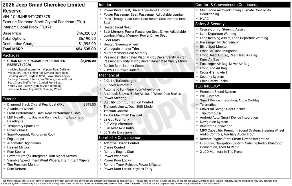 Certified 2026 Jeep Grand Cherokee Limited SUV