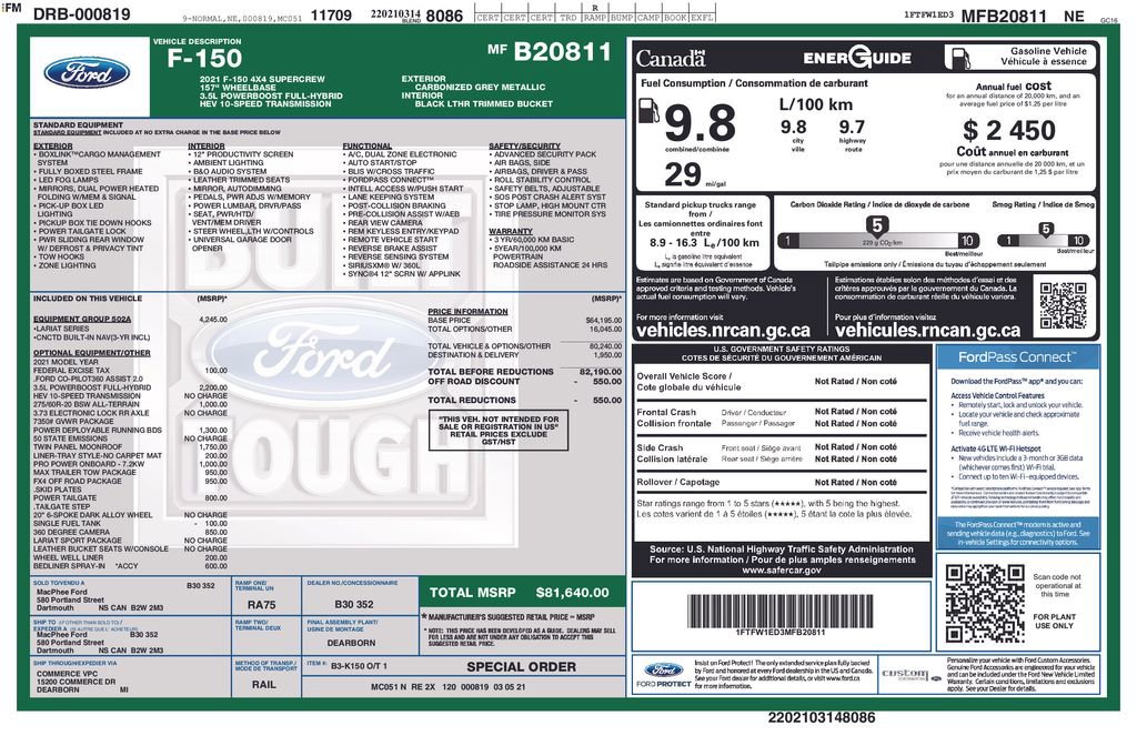 2021 Ford F-150 Lariat - Photo 38