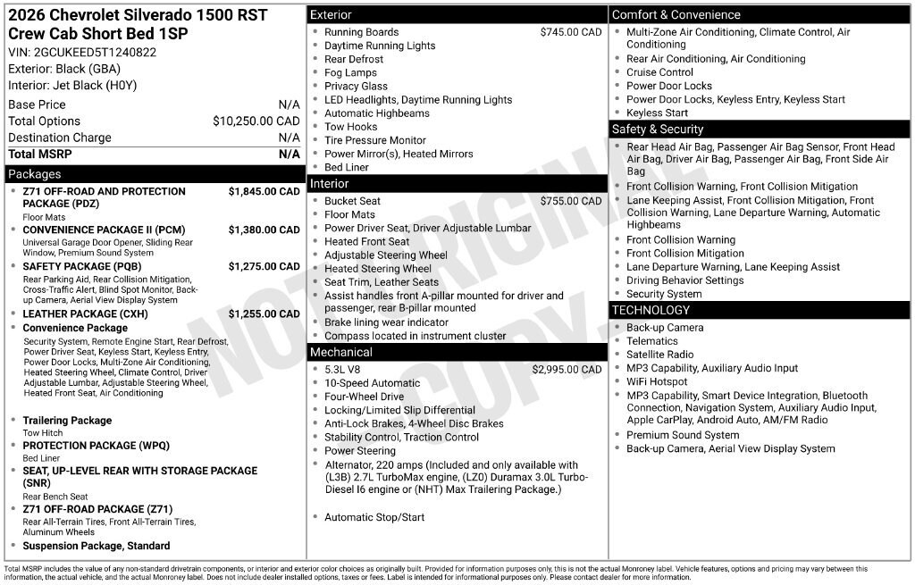 2026 Chevrolet Silverado 1500 RST - Photo 25