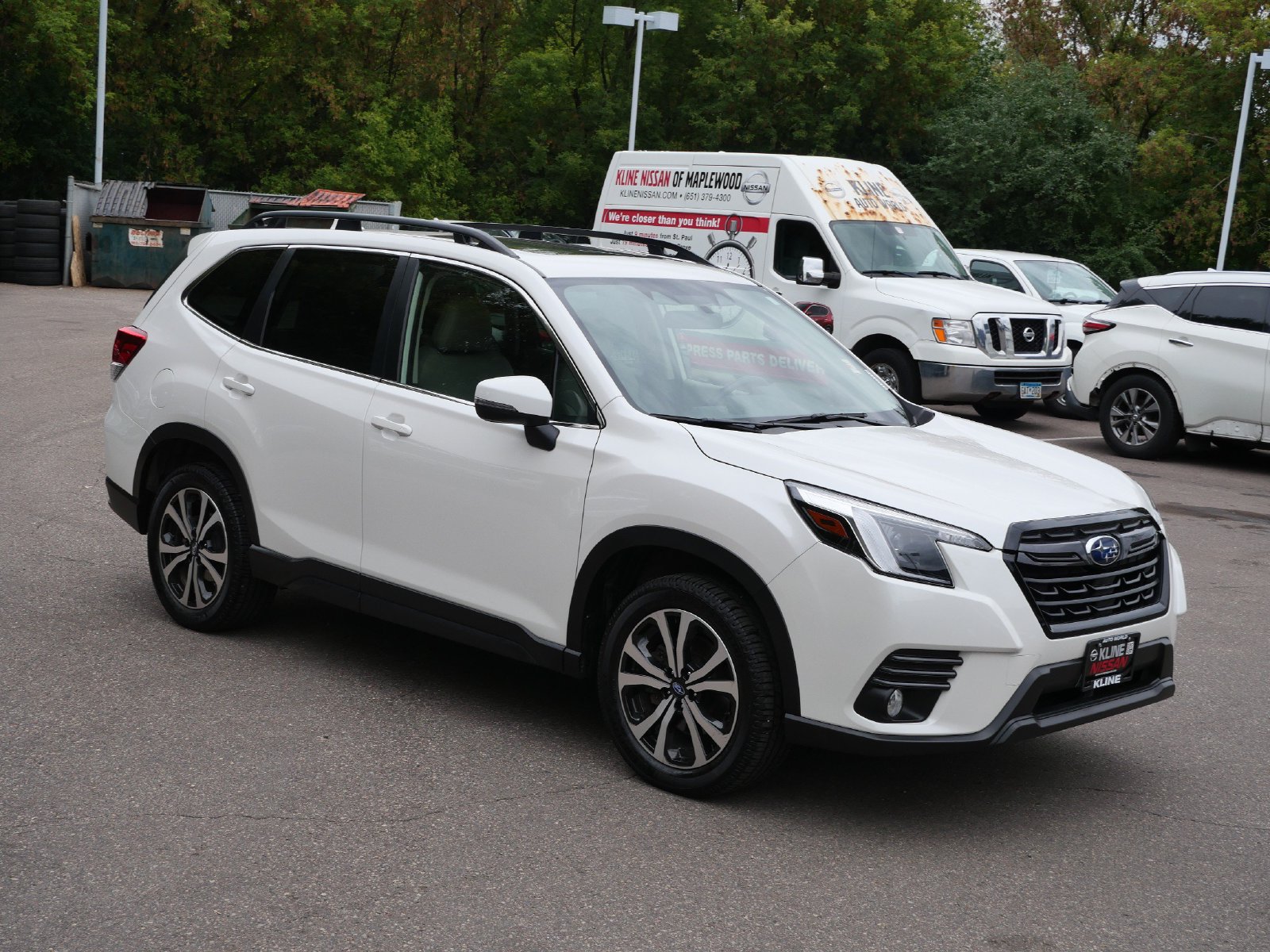Used 2022 Subaru Forester Limited with VIN JF2SKAPC6NH506371 for sale in Maplewood, Minnesota