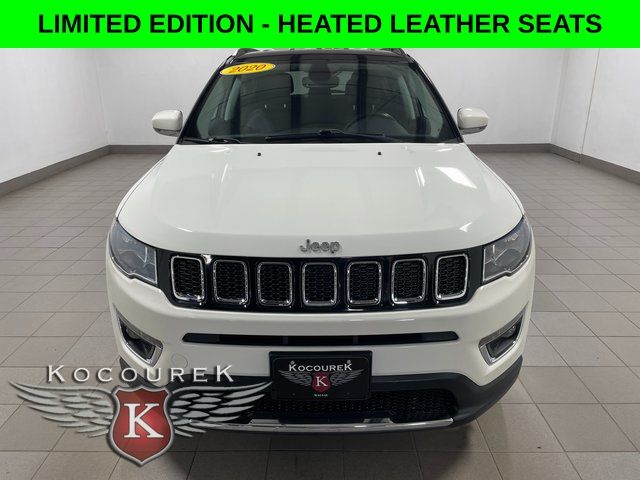 Used 2020 Jeep Compass Limited with VIN 3C4NJDCB2LT124172 for sale in Wausau, WI