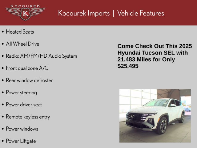Used 2025 Hyundai Tucson SEL SUV
