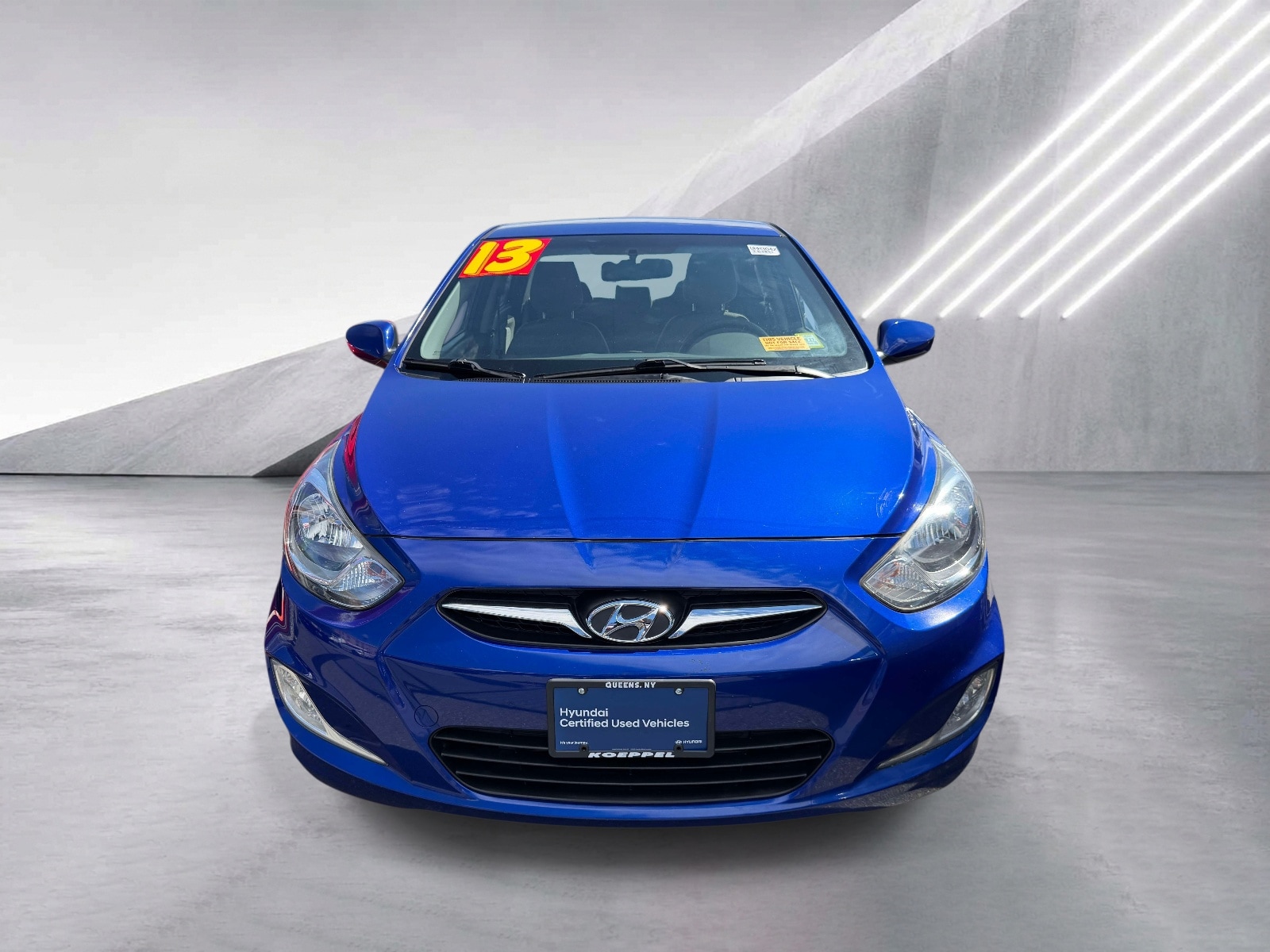 Used 2013 Hyundai Accent GLS with VIN KMHCU4AE7DU380130 for sale in Long Island City, NY