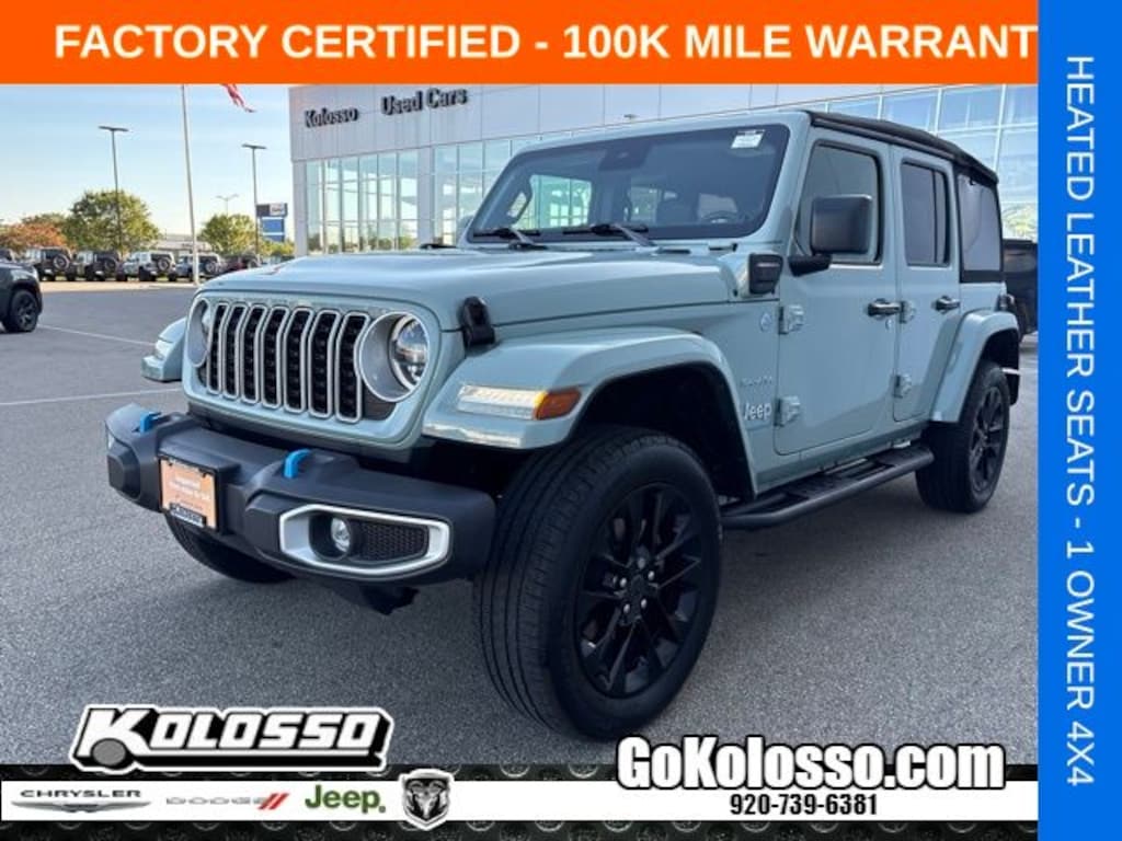 Certified 2024 Jeep Wrangler Sahara 4xe SUV