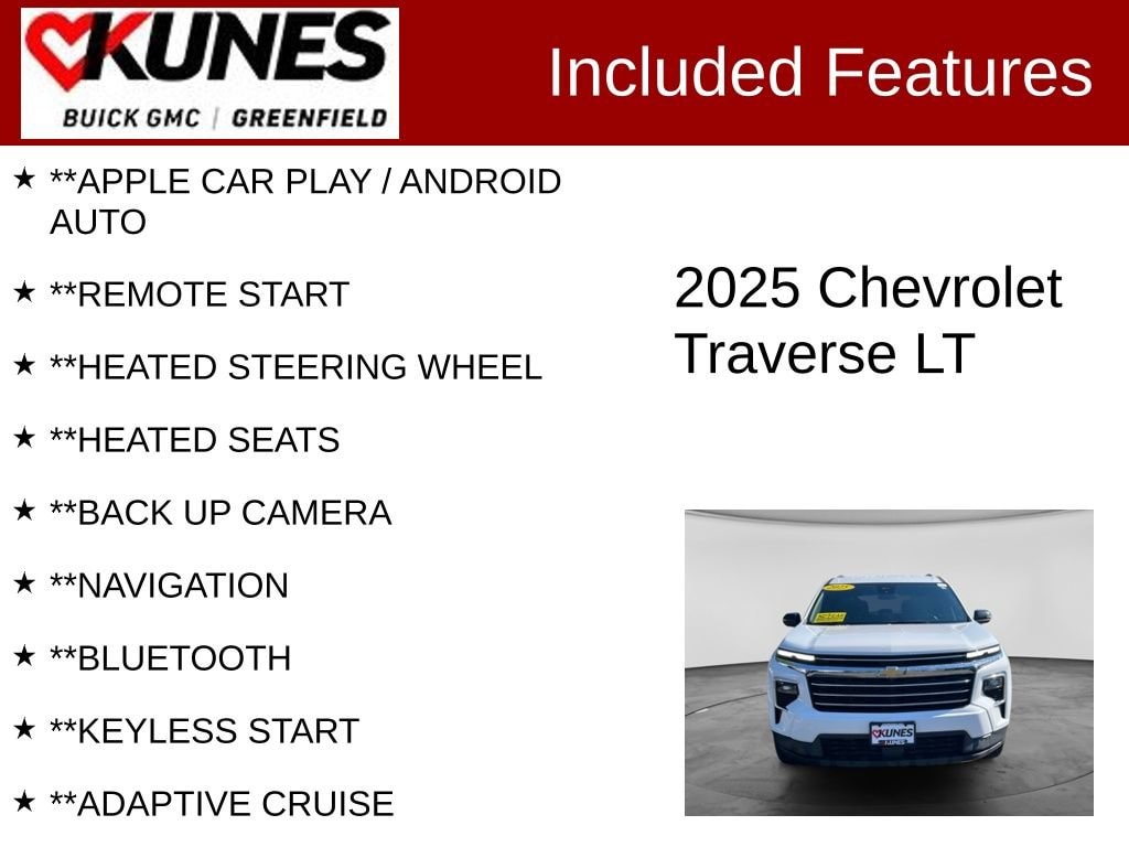 Used 2025 Chevrolet Traverse LT SUV
