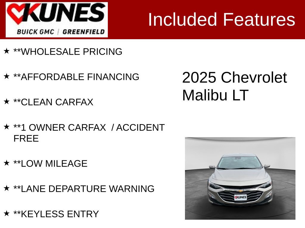 Used 2025 Chevrolet Malibu 1LT Car