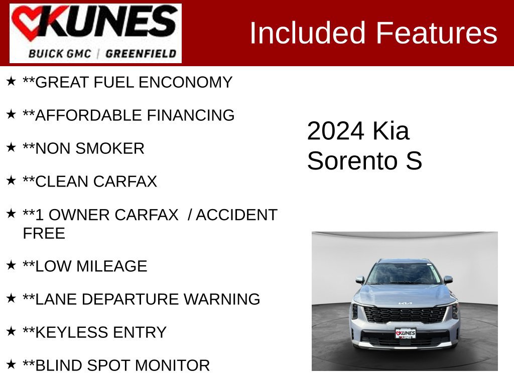 Used 2024 Kia Sorento S