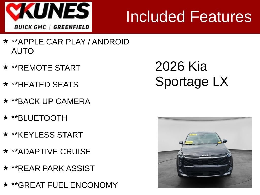Used 2026 Kia Sportage LX