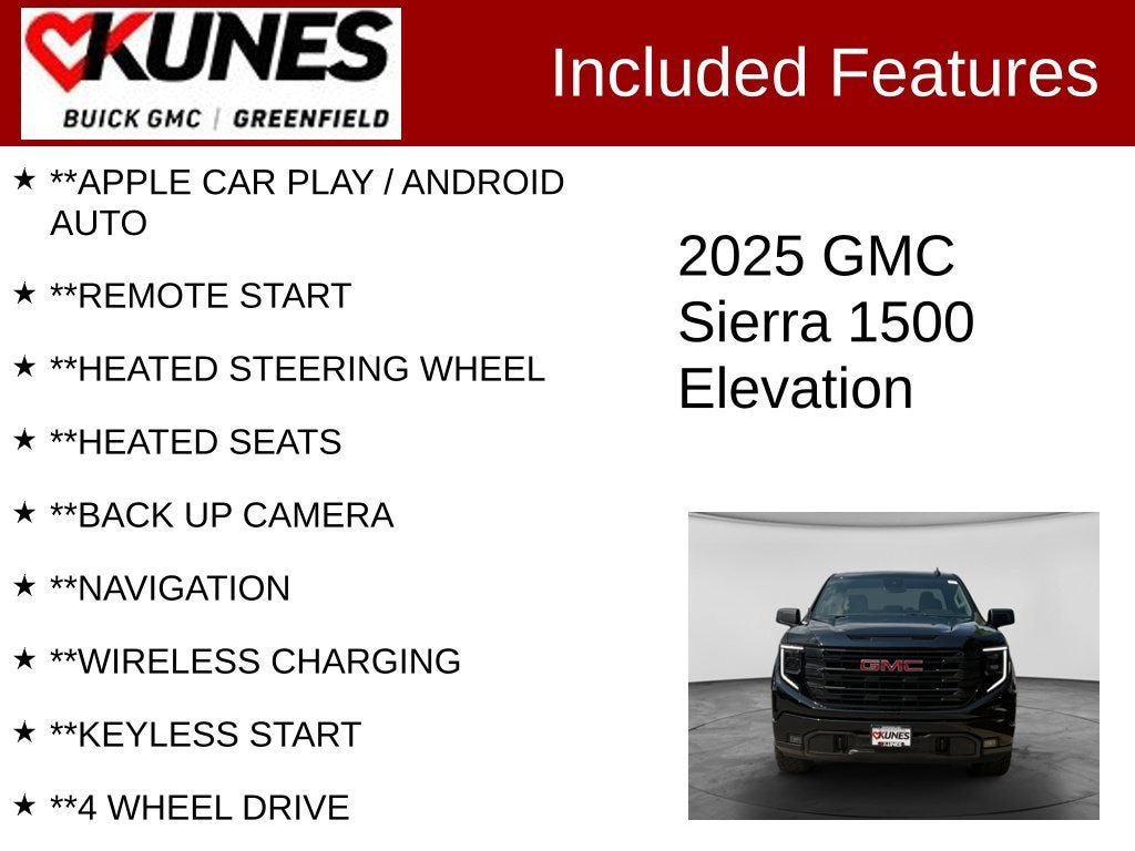 Used 2025 GMC Sierra 1500 Elevation Truck
