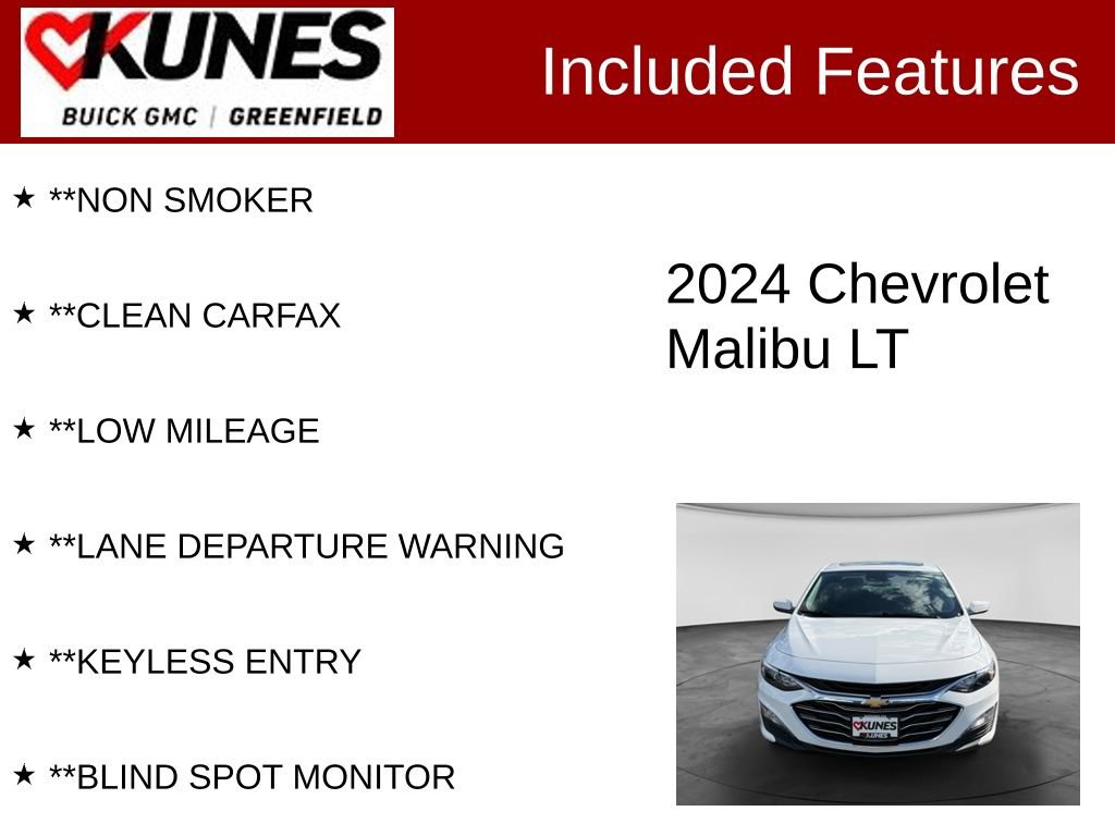Used 2024 Chevrolet Malibu 1LT Car