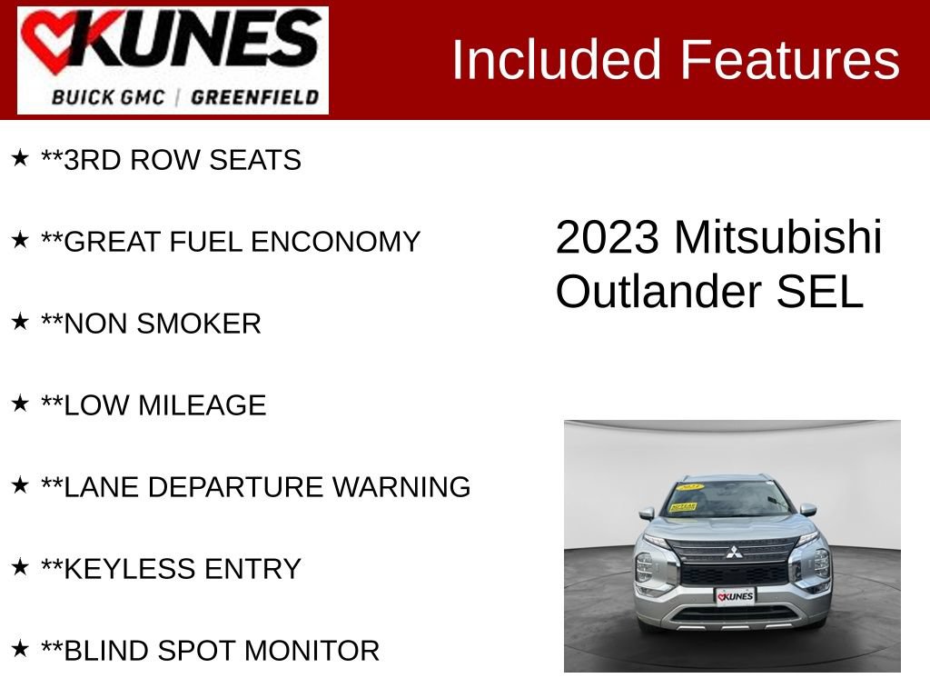 Used 2023 Mitsubishi Outlander SEL