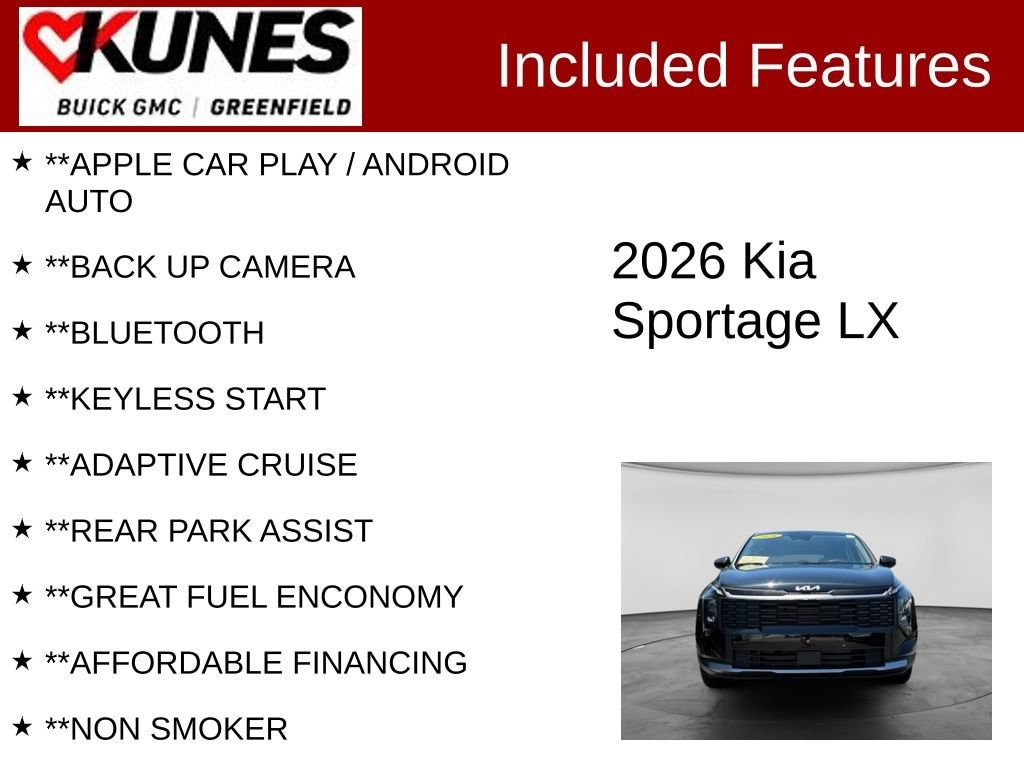 Used 2026 Kia Sportage LX