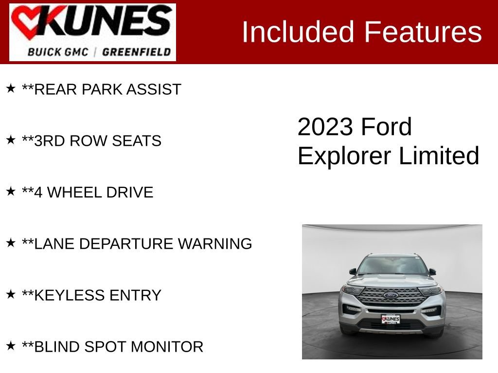 Used 2023 Ford Explorer Limited