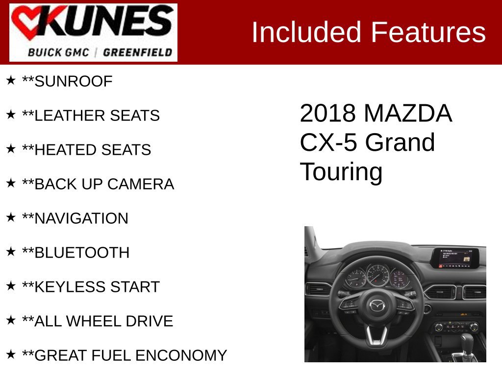 Used 2018 Mazda CX-5 Grand Touring