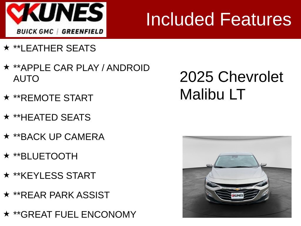Used 2025 Chevrolet Malibu 1LT Car