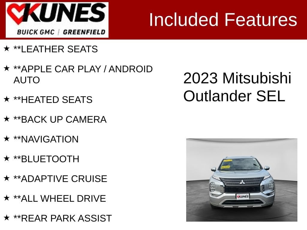 Used 2023 Mitsubishi Outlander SEL