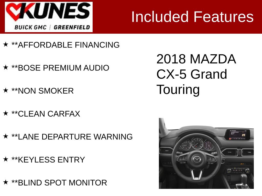 Used 2018 Mazda CX-5 Grand Touring