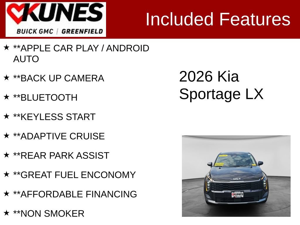 Used 2026 Kia Sportage LX