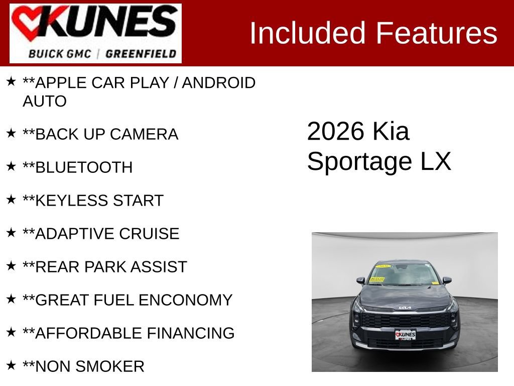 Used 2026 Kia Sportage LX