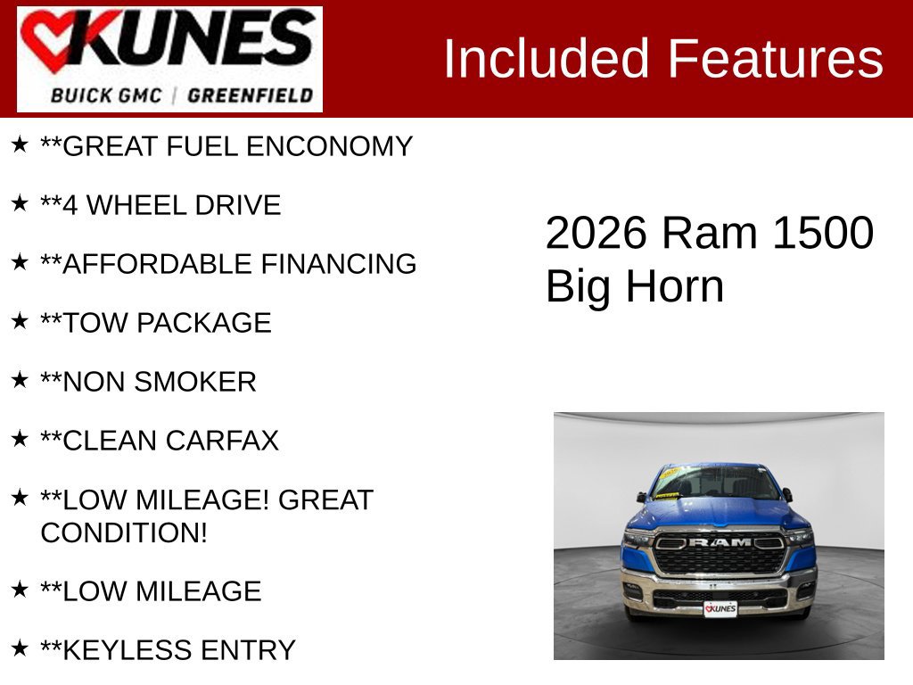 Used 2026 Ram 1500 Big Horn