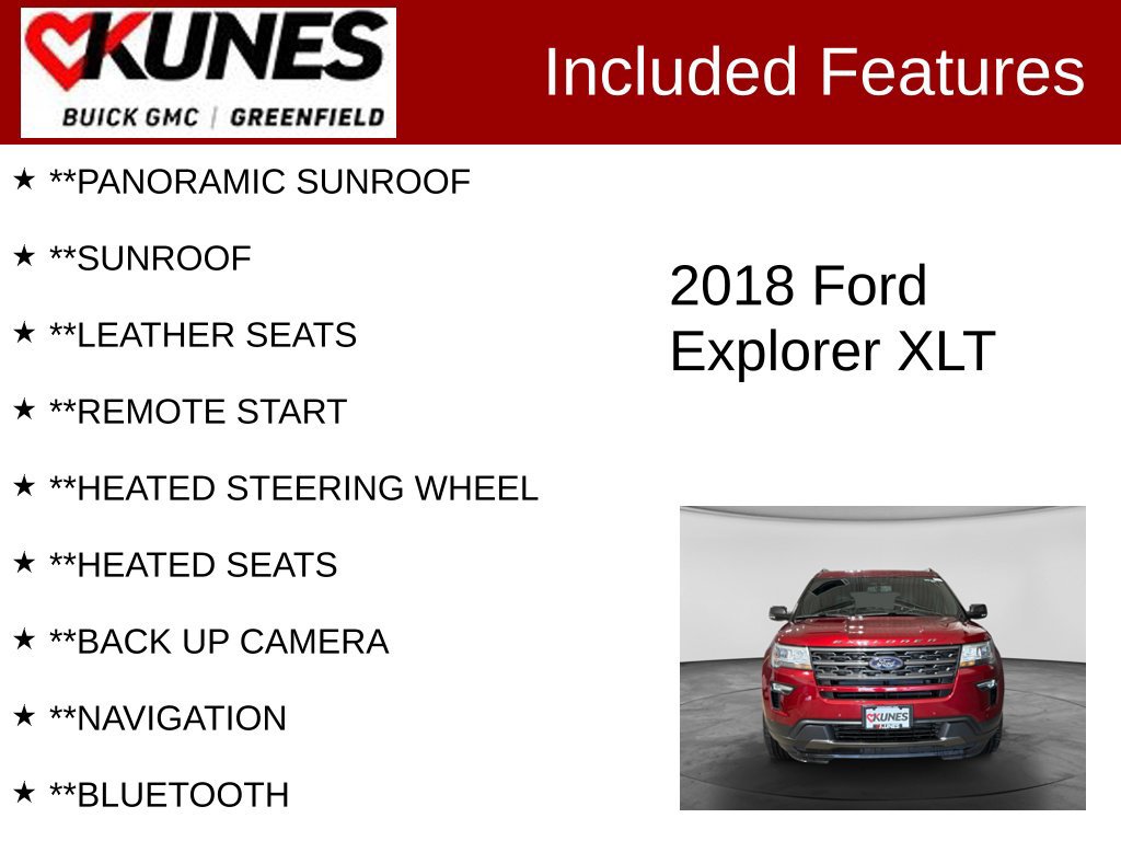 Used 2018 Ford Explorer XLT
