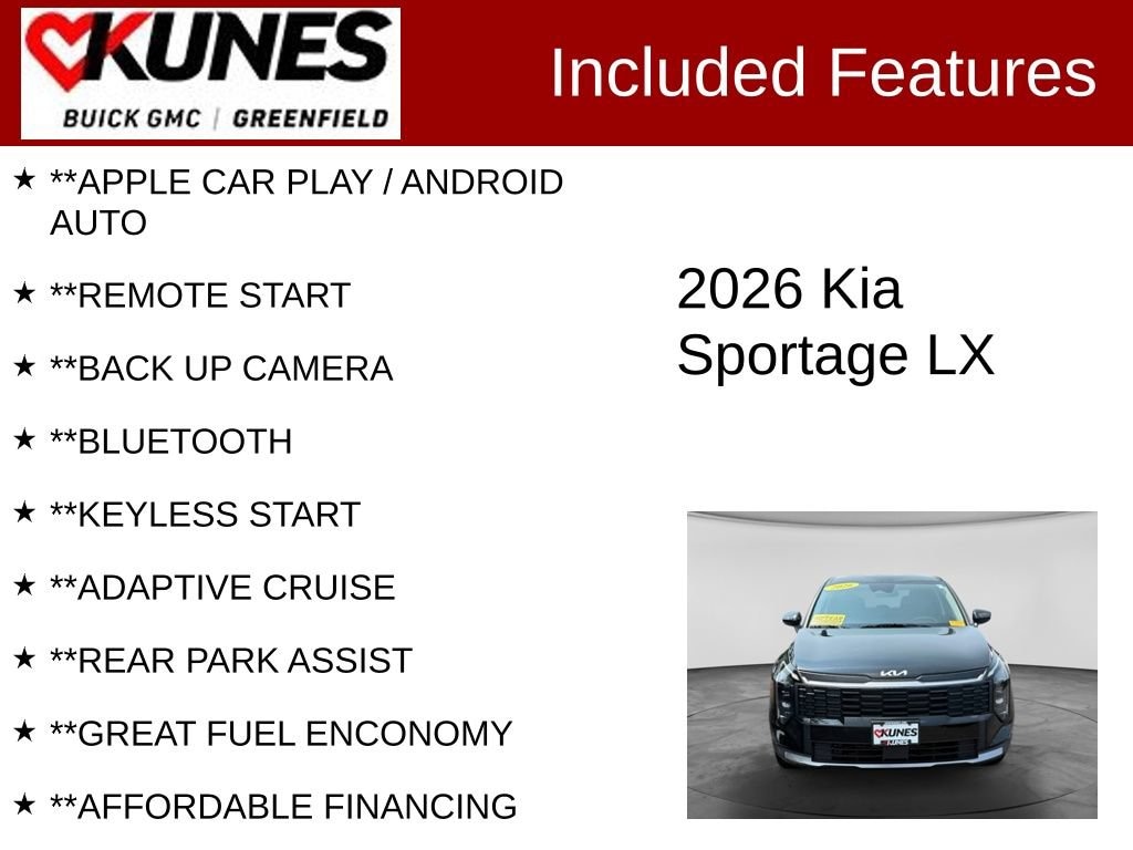Used 2026 Kia Sportage LX