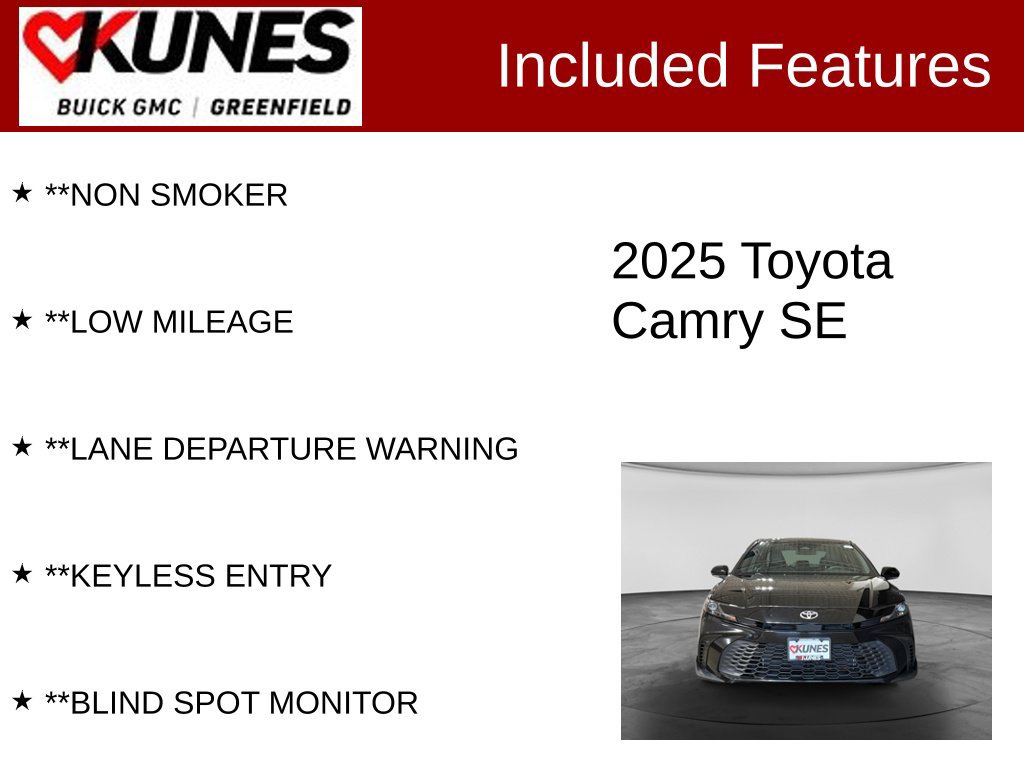 Used 2025 Toyota Camry LE