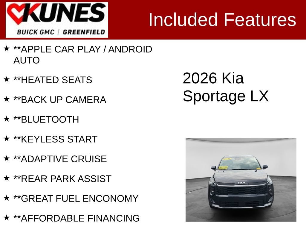 Used 2026 Kia Sportage LX