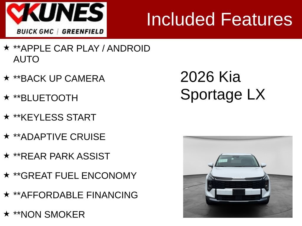 Used 2026 Kia Sportage LX