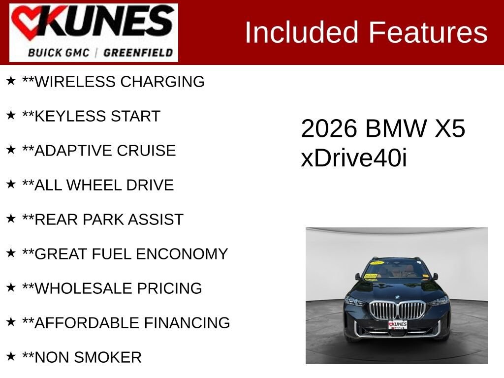 Used 2026 BMW X5 xDrive40i