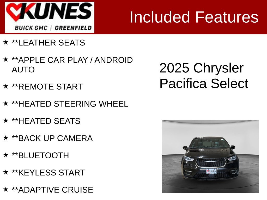 Used 2025 Chrysler Pacifica Select