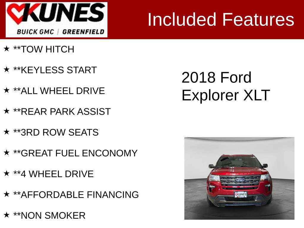 Used 2018 Ford Explorer XLT