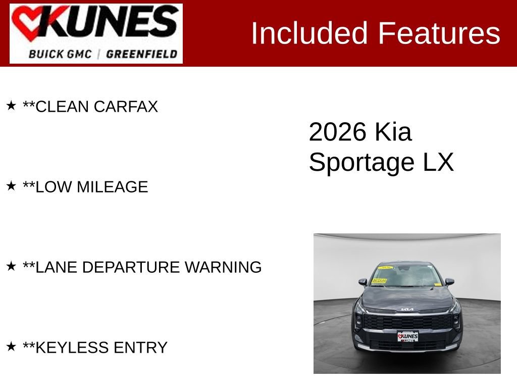 Used 2026 Kia Sportage LX