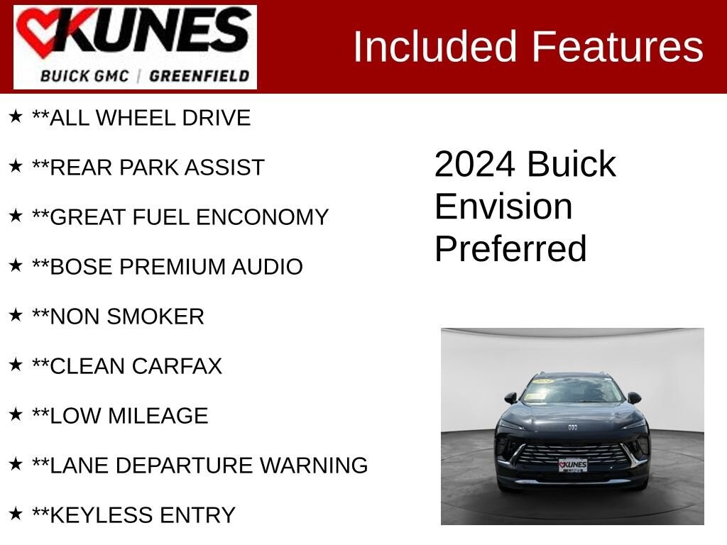 Used 2024 Buick Envision Preferred SUV