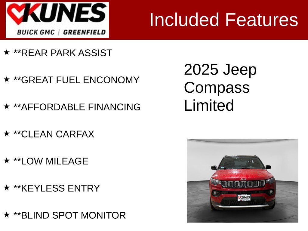 Used 2025 Jeep Compass Limited
