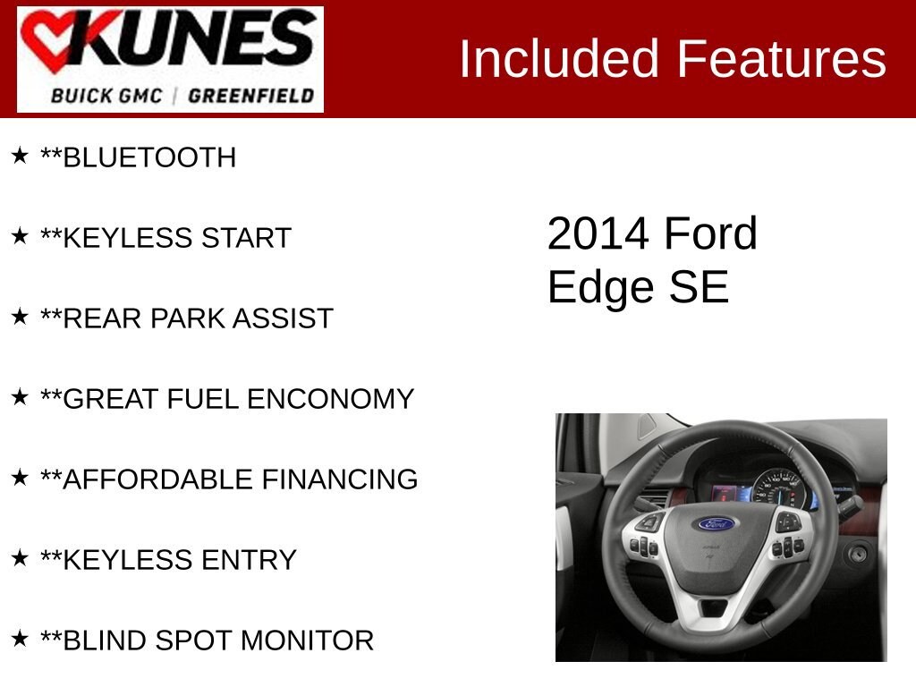 Used 2014 Ford Edge SE