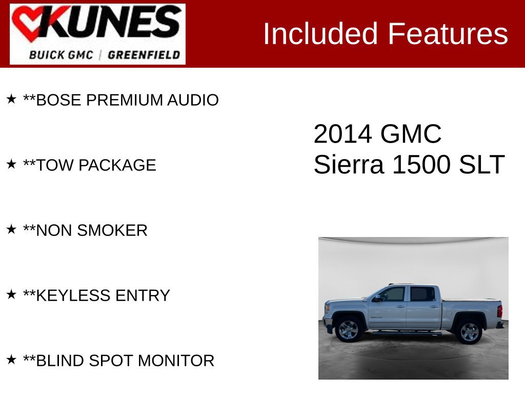 Used 2014 GMC Sierra 1500 SLT Truck
