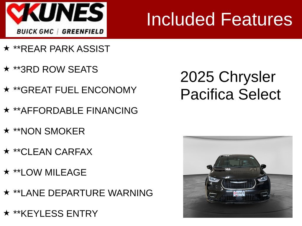Used 2025 Chrysler Pacifica Select